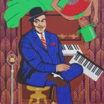 Fat Waller, 48x36, 2019, acrylic on canvas